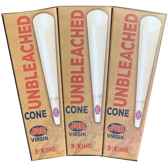 Job Virgin Unbleached Cones King Size – 3 Pack