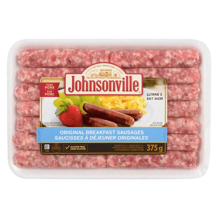 Johnsonville Original Recipe Breakfast Sausages – 375g