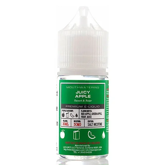 Juicy Apple Salt – Glas Basix E-Juice