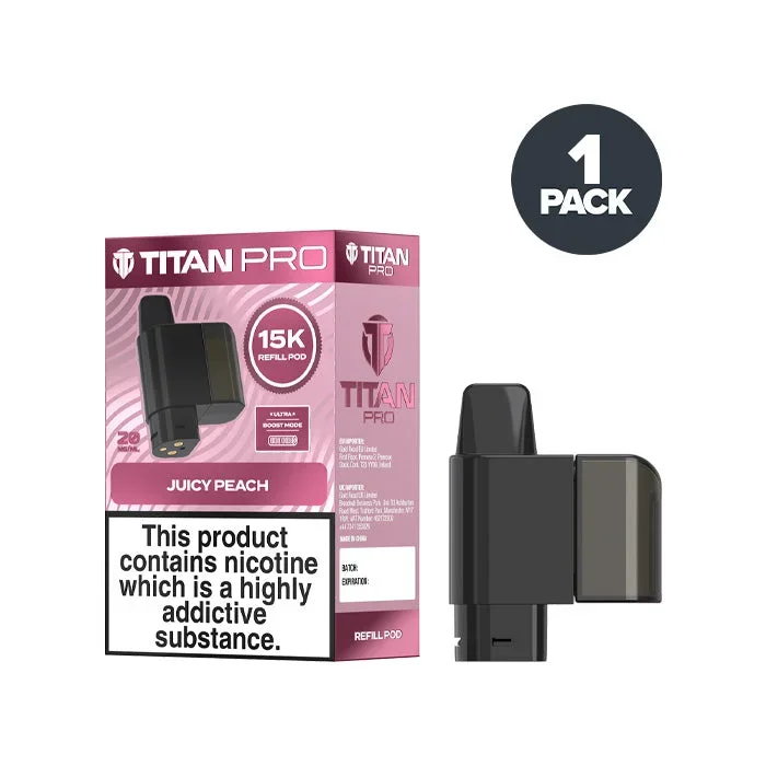 Juicy Peach Titan Pro 15K Refill Pack