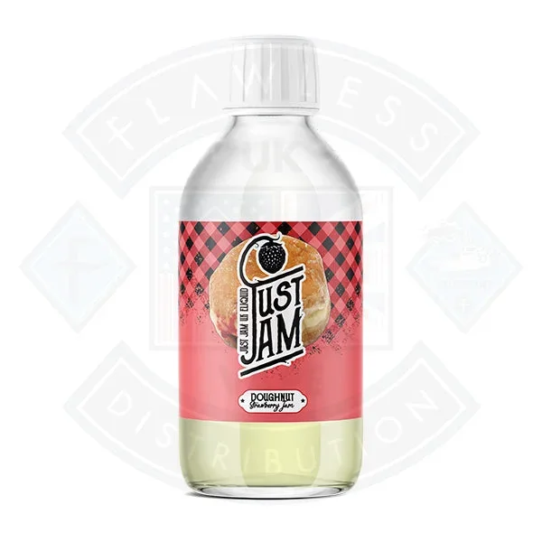 Just Jam Doughnut Strawberry Jam 0mg 200ml Shortfill E-Liquid