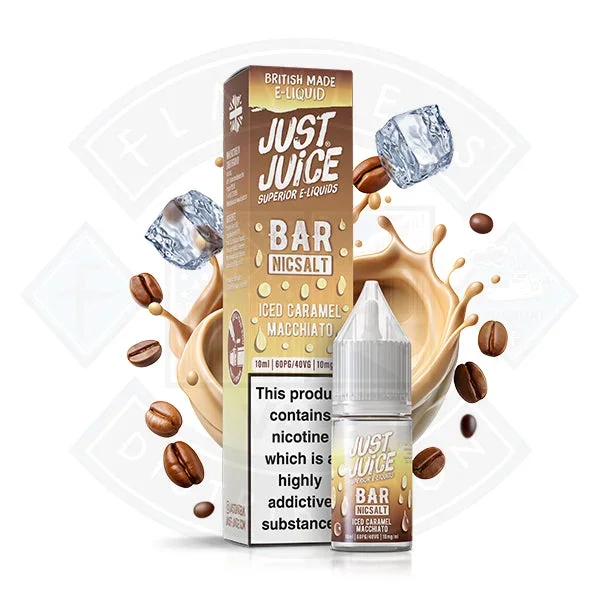 Just Juice Bar Nic Salt – Iced Caramel Macchiato 10ml