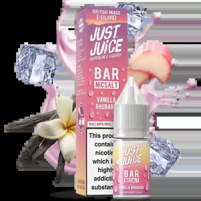 Just Juice Bar Vanilla Rhubarb Nic Salt