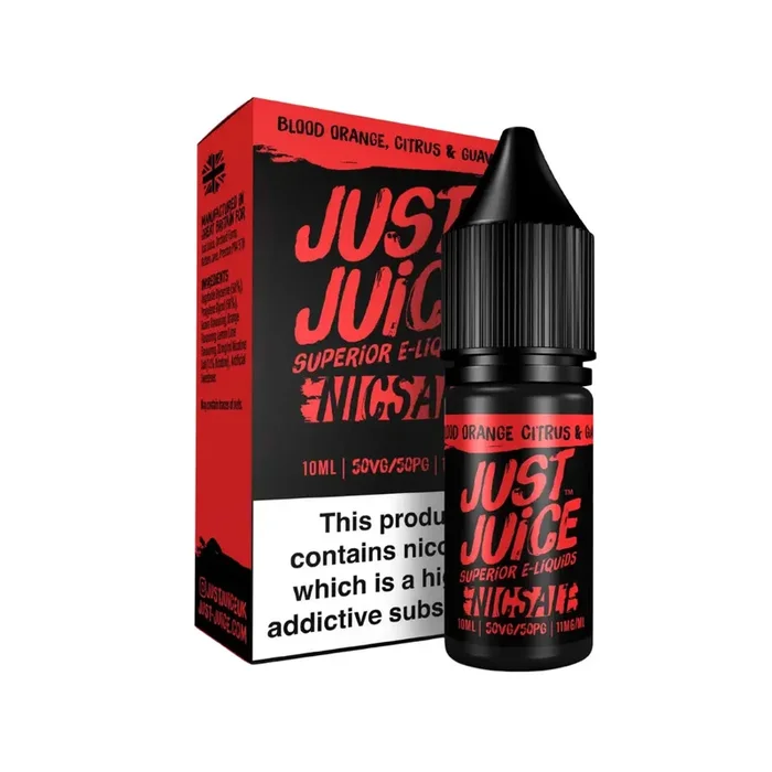 Just Juice Blood Orange, Citrus & Guava 10ml Nic Salt E-liquid