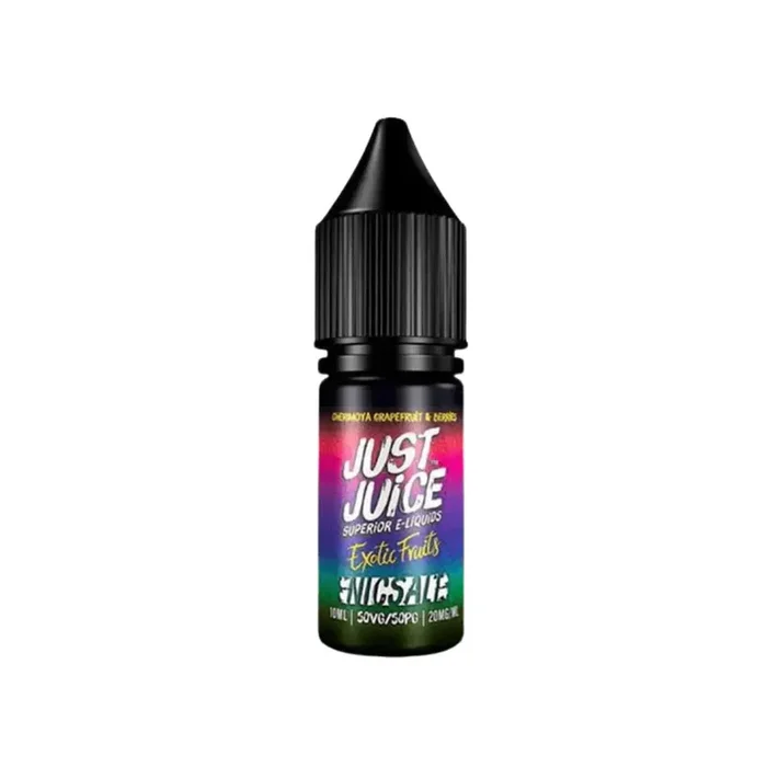 Just Juice Exotic Fruits Cherimoya, Grapefruit & Berries 10ml Nic Salt E-liquid