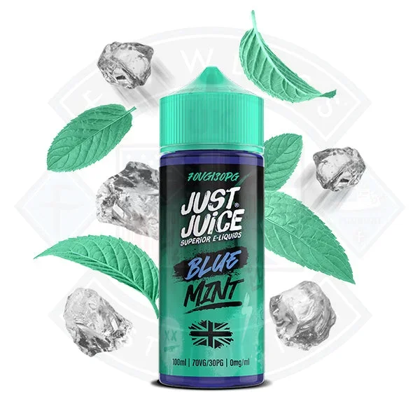 Just Juice Mint – Blue 0mg 100ml Shortfill