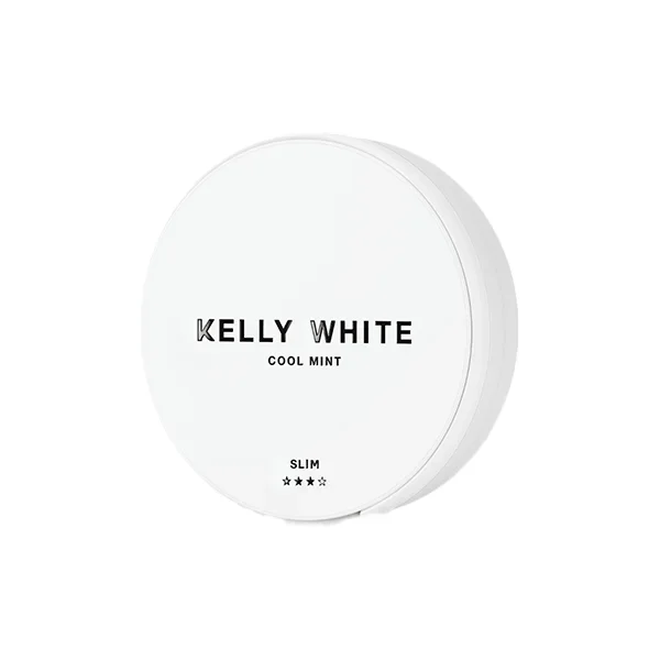 Kelly White – Slim Medium – Cool Mint Nicotine Pouches – 20 Pouches 15mg