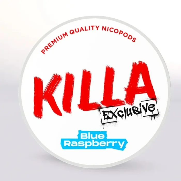 Killa Exclusive Blue Raspberry Nicotine Pouches