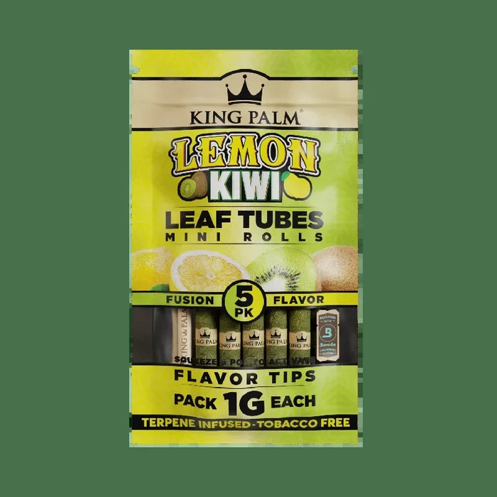 KING PALM- 5 ROLLIES- LEMON KIWI