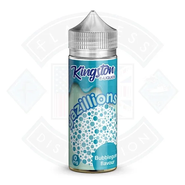 Kingston Gazillions – Bubblegum Flavor 0mg 100ml 70/30 Shortfill