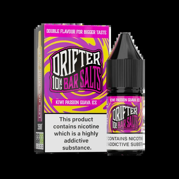 Kiwi Passion Guava Ice Nic Salt by Drifter Bar Salts 10ml