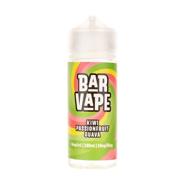 Kiwi Passionfruit Guava 100ml (50/50) Shortfill E-Liquid by Bar Vape