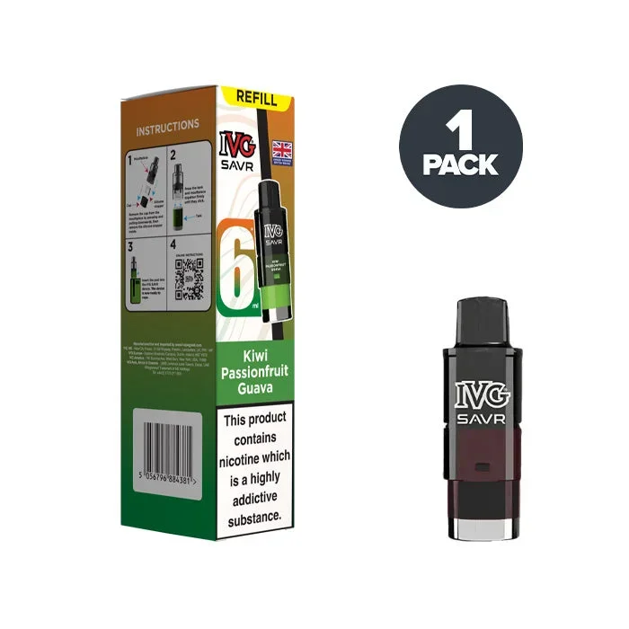 Kiwi Passionfruit Guava IVG Savr Refill Pack