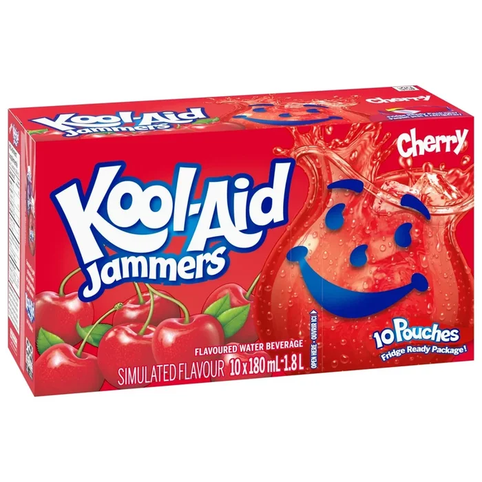 Kool-Aid Jammers Cherry, 10-Pack