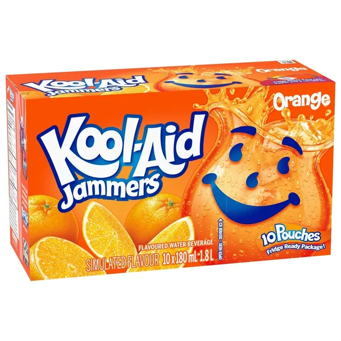 Kool-Aid Jammers Orange, 10-Pack