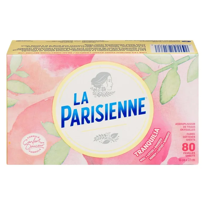 La Parisienne Assouplisseur de Tissus en Feuilles Tranquilia Feuilles, emb de 80