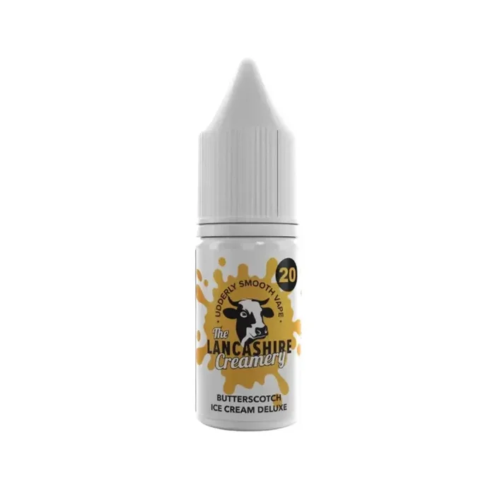 Lancashire Creamery Butterscotch Ice Cream Deluxe 10ml Nic Salt