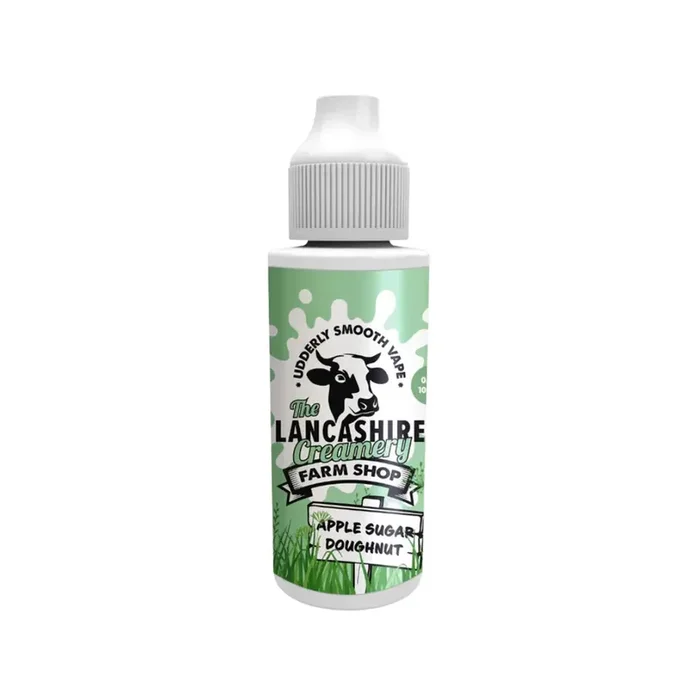 Lancashire Creamery Farm Shop Apple Sugar Doughnut 100ml E-liquid