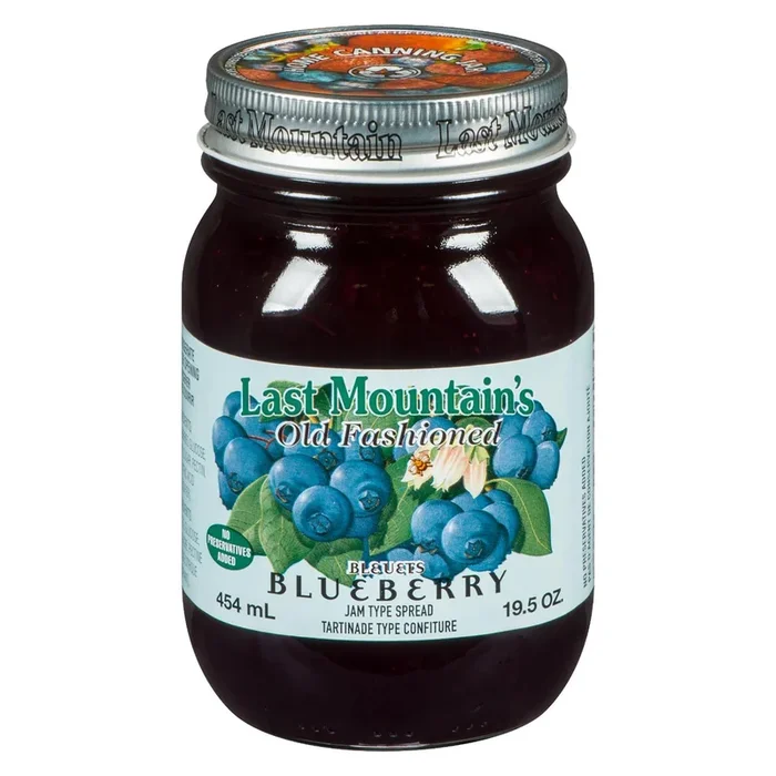 Last Mountain’s Old Fashioned Tartinade Type Confiture Bleuets, 454-ml