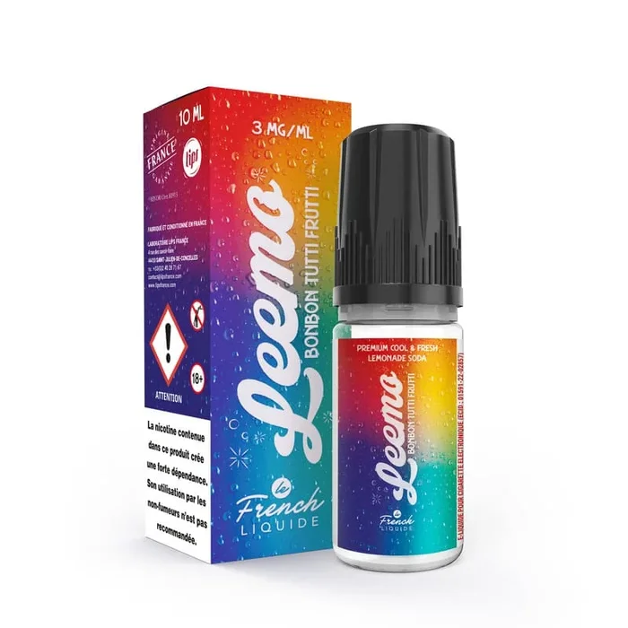 LE FRENCH LIQUIDE Leemo Bonbon Tutti Frutti – E-liquide 10ml