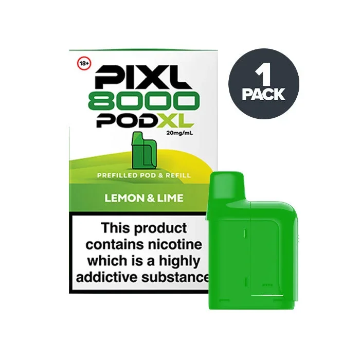 Lemon & Lime PIXL 8000 Prefilled Pods