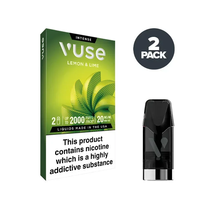 Lemon & Lime Vuse Intense Pods