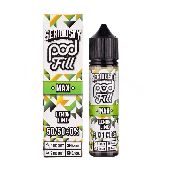 Lemon Lime 50ml (50/50) Shortfill by Seriously Pod Fill Max