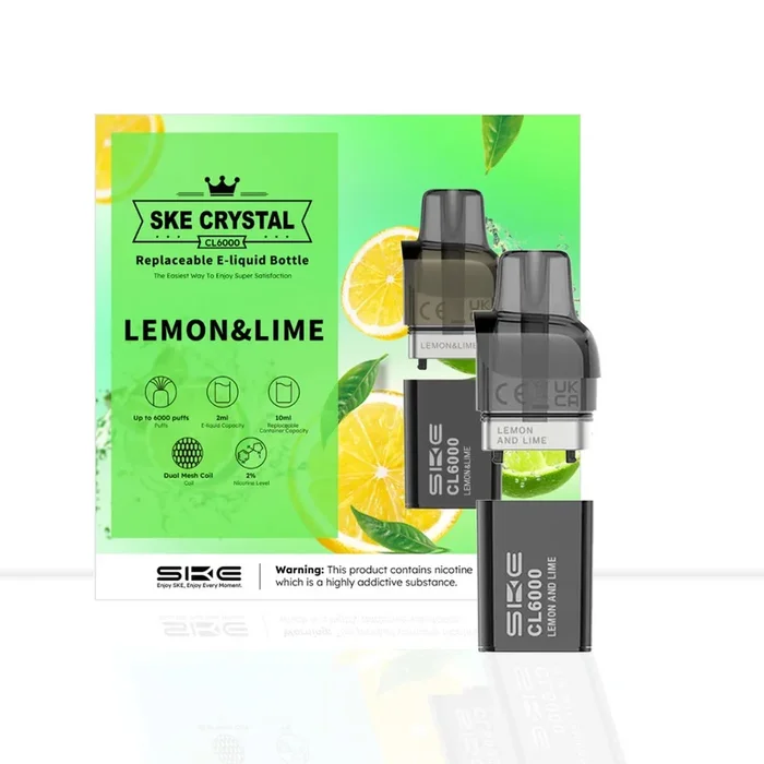 Lemon Lime SKE Crystal CL6000 Prefilled Pods