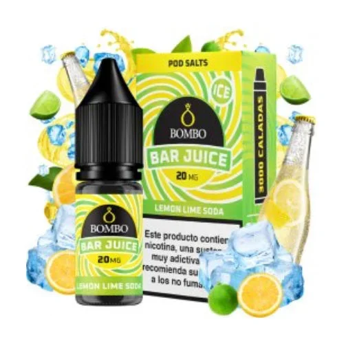 Lemon Lime Soda Ice 10ml (Sales de nicotina) (Bar Juice by Bombo)
