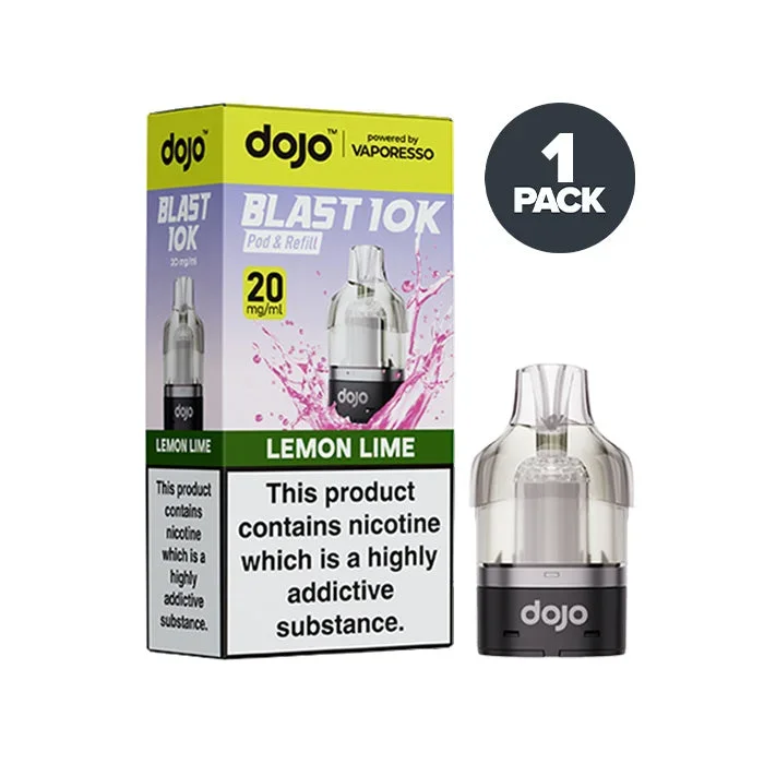 Lemon Lime Vaporesso Dojo Blast 10k Prefilled Pods