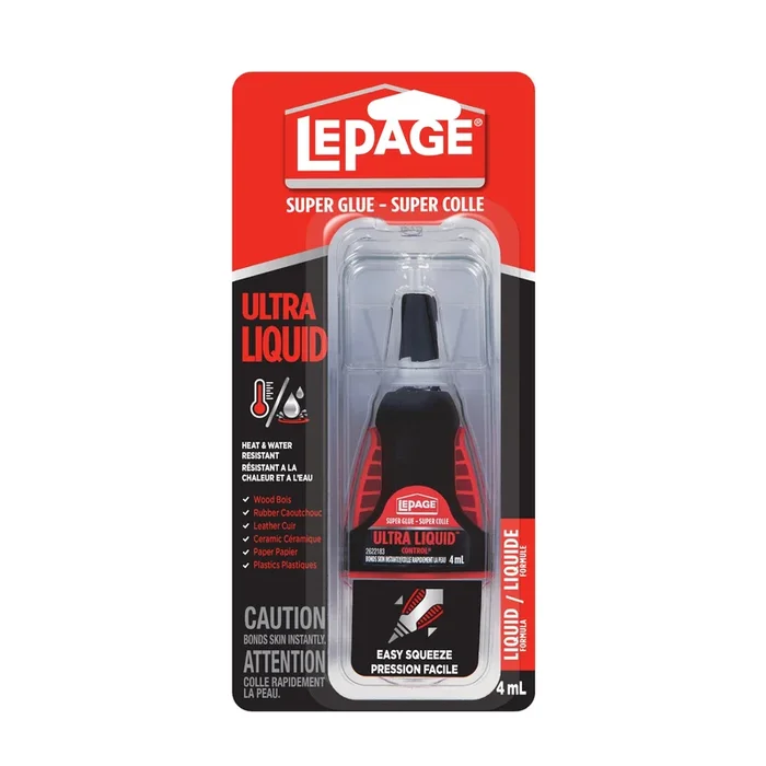LePage Ultra Liquid Heat and Water-Resistant Glue, 4-mL