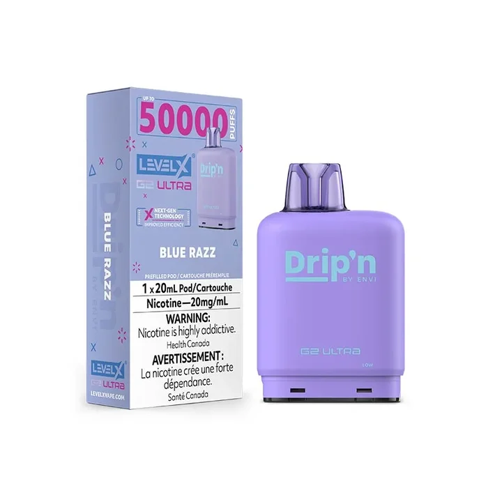 Level X Drip’n G2 Ultra Pod – Blue Razz