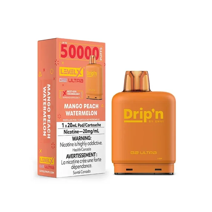 Level X Drip’n G2 Ultra Pod – Mango Peach Watermelon (AB)
