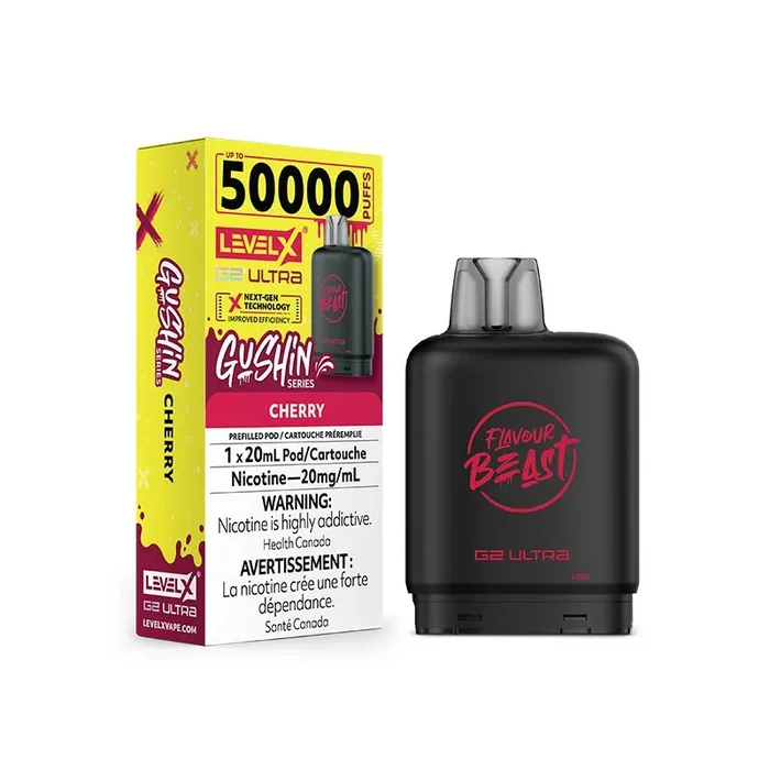 Level X G2 Ultra Pod – Flavour Beast – Gushin Cherry