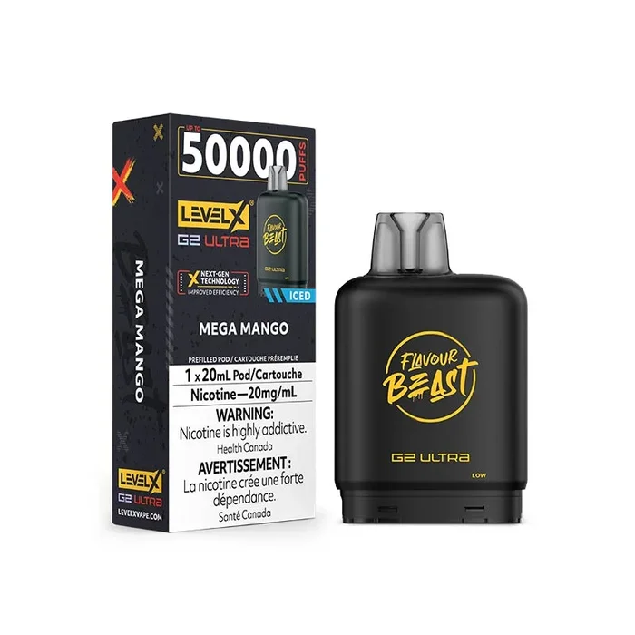 Level X G2 Ultra Pod – Flavour Beast – Mega Mango Iced