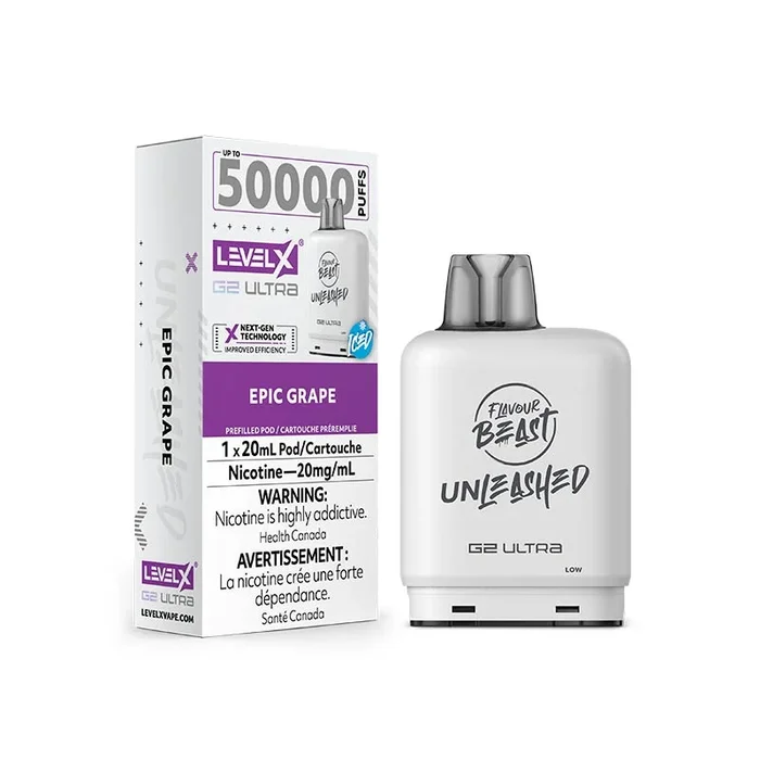 Level X G2 Ultra Pod – Unleashed – Epic Grape Iced (ON)