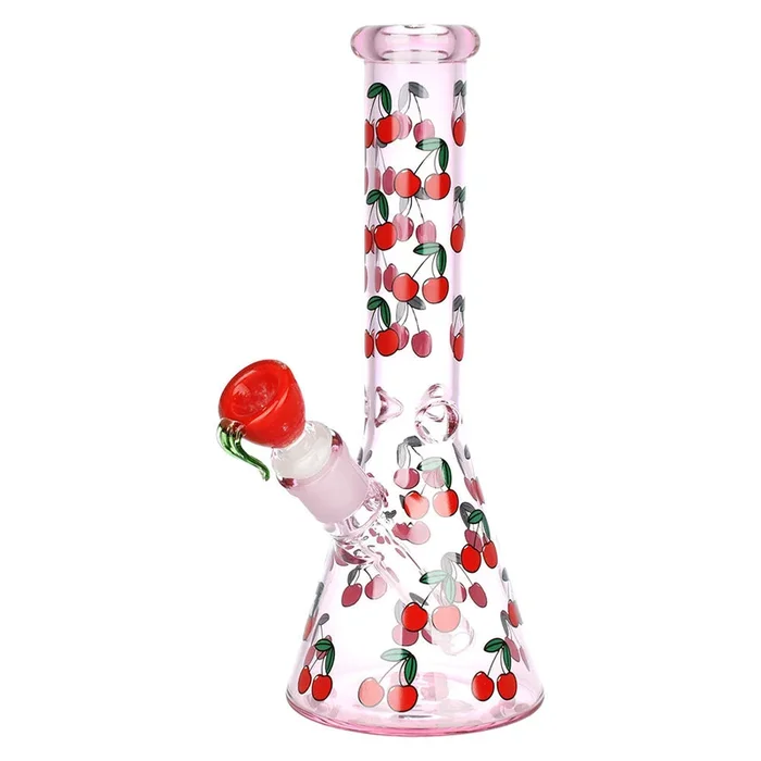 Life Is A Bowl Of Cherries Beaker Bong – 10 IN