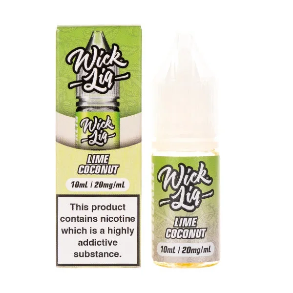 Lime Coconut Nic Salt E-Liquid by Wick Liq Bar Juice