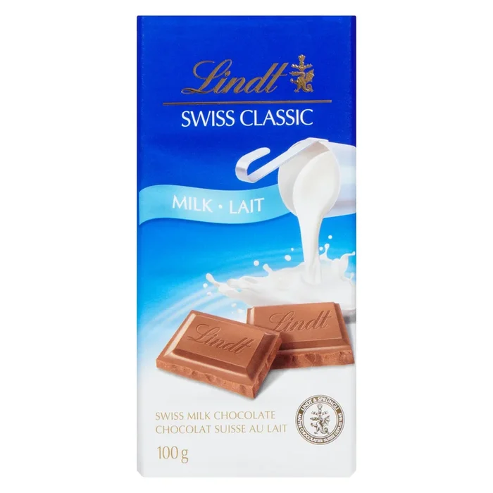 Lindt Swiss Classic Swiss Milk Chocolate – 100g