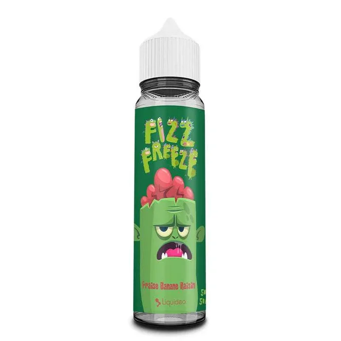 LIQUIDEO Fizz & Freeze Fraise Banane Raisin – E-liquid 50ml