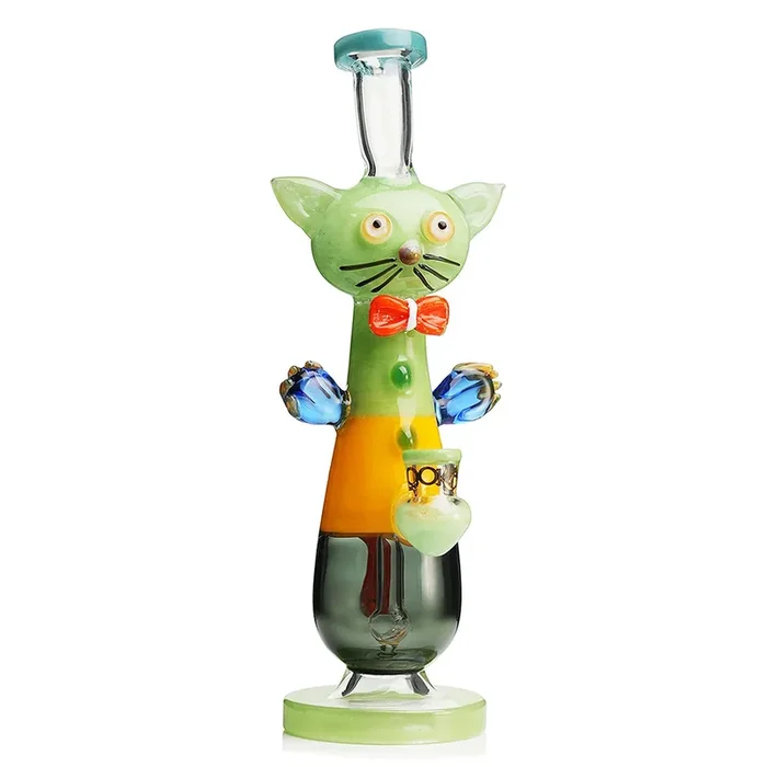Lookah 12″ Cute Cat Gentleman Dab Rig