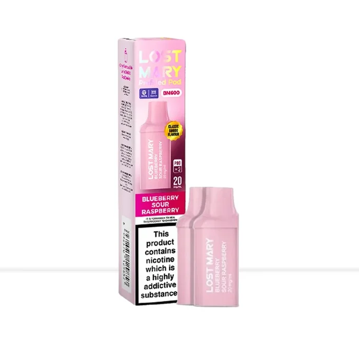 Lost Mary BM600 Blueberry Sour Raspberry Prefilled Pods