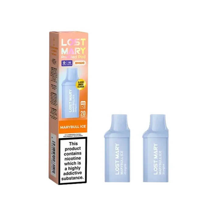 Lost Mary BM600 Mary Bull Ice Prefilled Replacement Pods