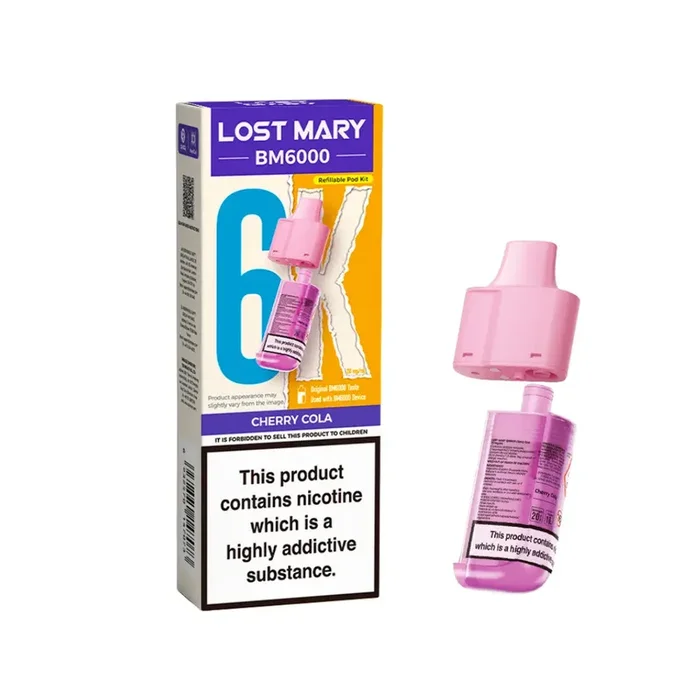Lost Mary BM6000 Cherry Cola Refill Pod