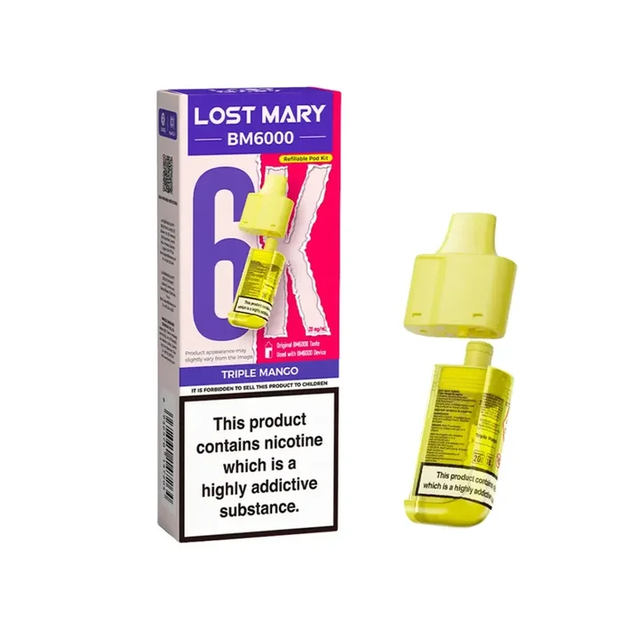 Lost Mary BM6000 Triple Mango Refill Pod