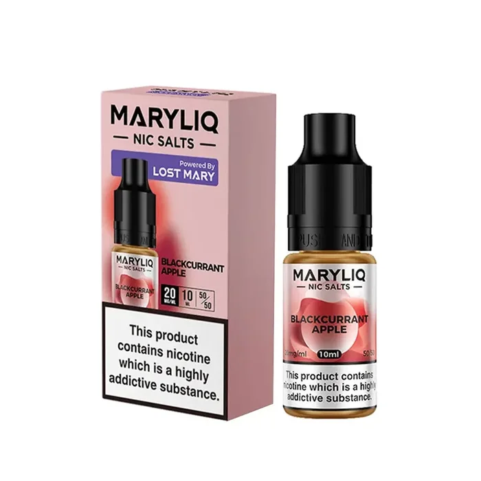 Lost Mary MaryLiq Blackcurrant Apple 10ml Nic Salt E-liquid