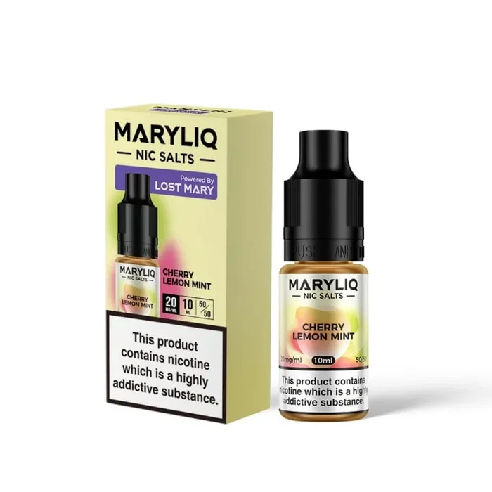LOST MARY Maryliq Cherry Lemon Mint – Nicotine Salt 10ml
