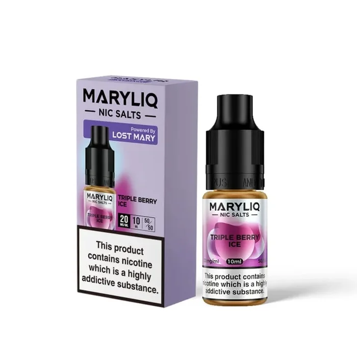 LOST MARY Maryliq Triple Berry Ice – Sel de nicotine 10ml