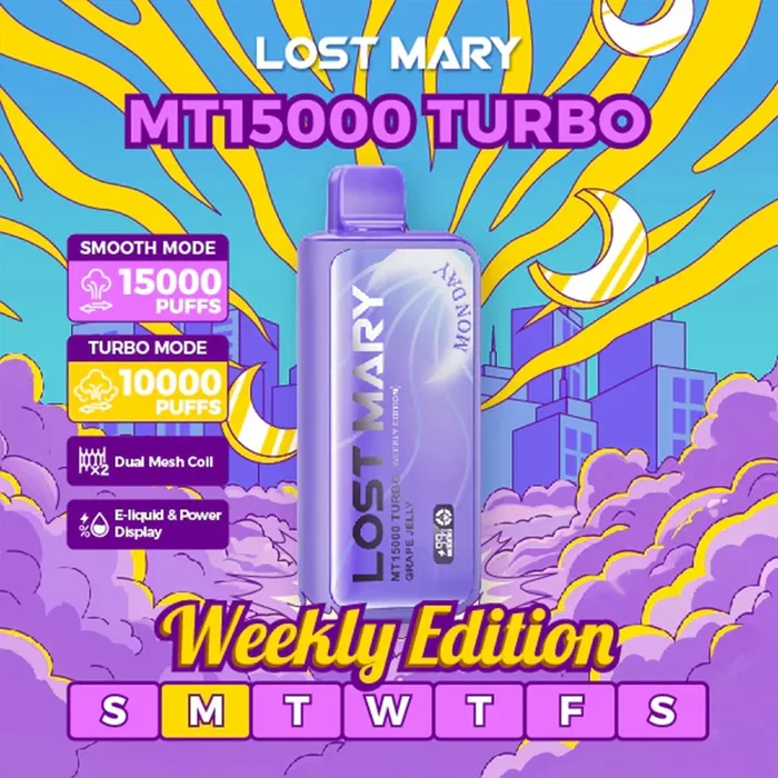 Lost Mary MT15000 Turbo Disposable – Weekly Edition