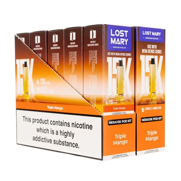 Lost Mary Nera 15k Prefilled Pod + Refill [Box of 10]